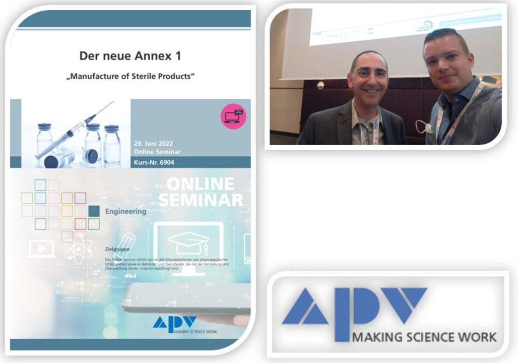 PPT beim APV online Seminar: Der neue Annex 1 „Manufacture of Sterile Products“